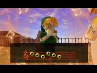 une photo d'Ã©cran de The Legend of Zelda - Ocarina of Time sur Nintendo 64